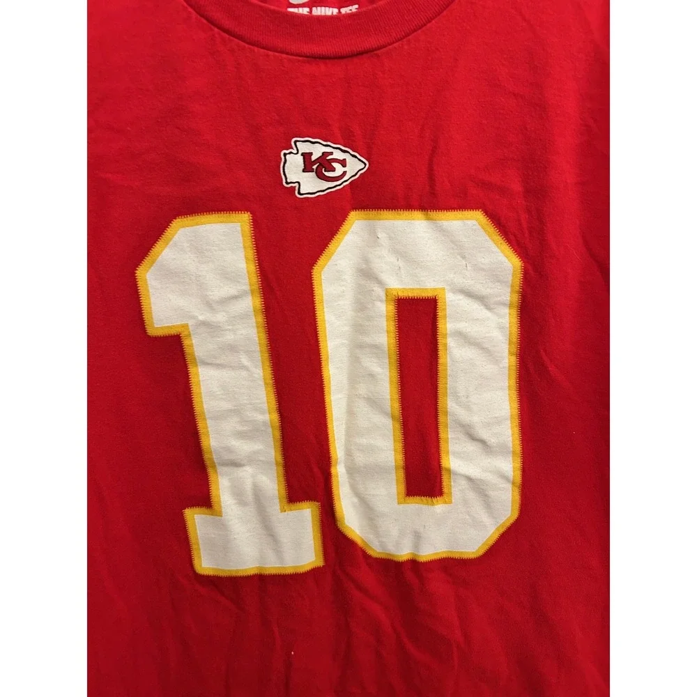 Jersey Nike Kansas City Chiefs Tyreek Hill 10 Men XL Red Athletic Cut TShirt NFL